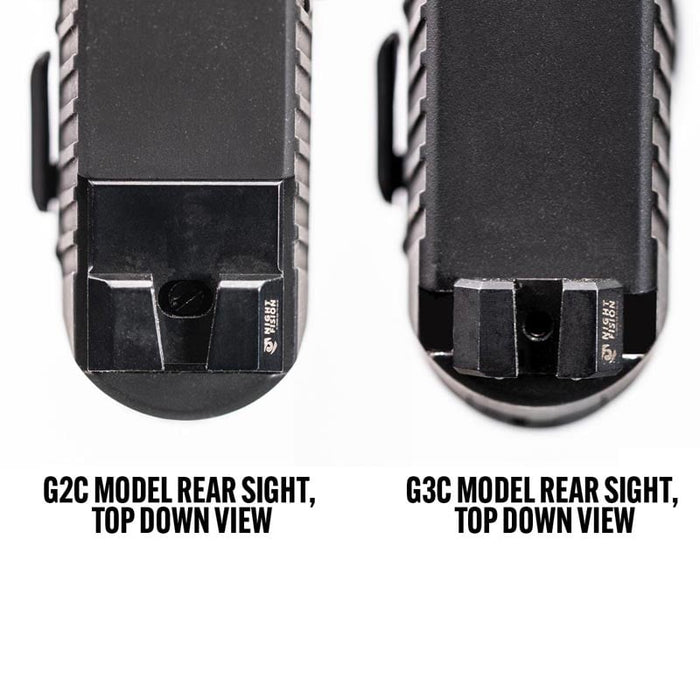 Night Fision Night Sight Set Taurus G3c/GX4 Yellow Front Black Nitride