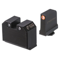 Night Fision Ready Stealth Night Sight Set Glock 17/19/34 w/ DPP/509t/Acro Orange Front Black Nitride