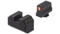 Night Fision Ready Stealth Night Sight Set Glock 43/43x w/ 507k Orange Front Blank Rear Sight Black Nitride