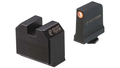 Night Fision Ready Stealth Night Sight Set Glock 43/43x w/ RMRcc Orange Front Blank Rear Sight Black Nitride