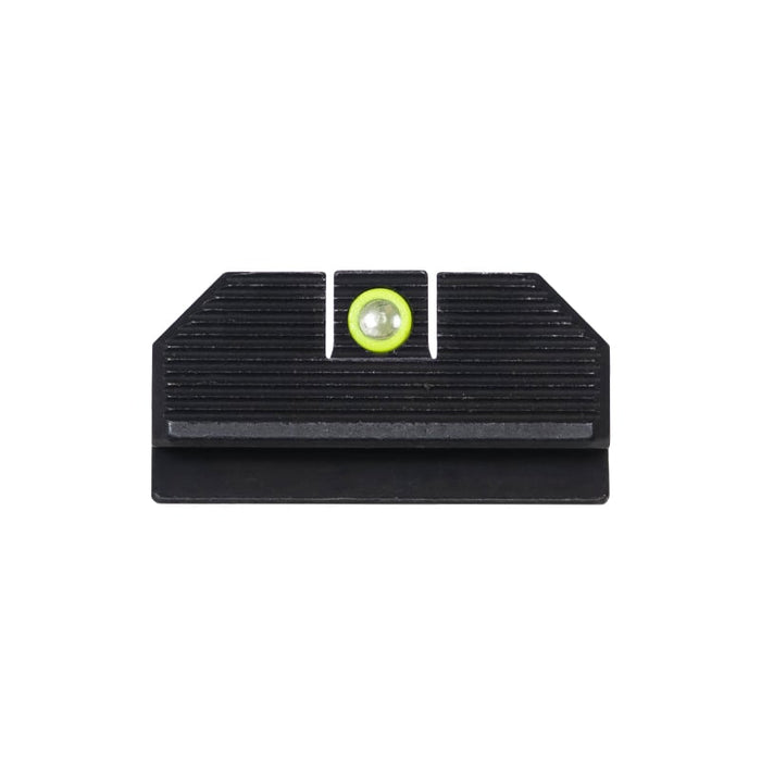 Night Fision Ready Stealth Night Sight Set Ruger Max 9 Yellow Front Blank Rear Sight Black Nitride