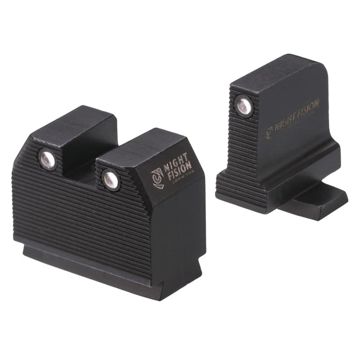Night Fision Ready Stealth Night Sight Set Sig P320 w/ DPP/509t/Acro Black Front Black Nitride