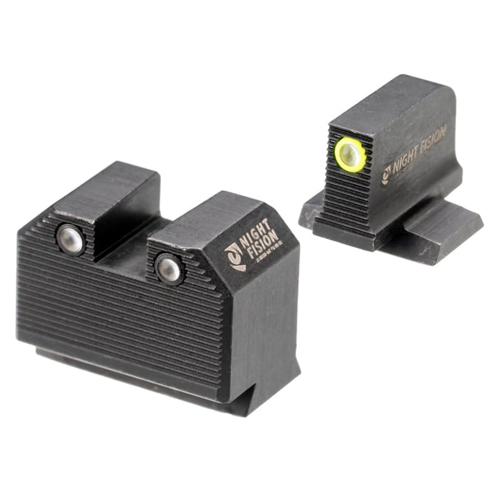 Night Fision Ready Stealth Night Sight Set S&W M&P w/ DPP/509t/Acro Yellow Front Black Nitride