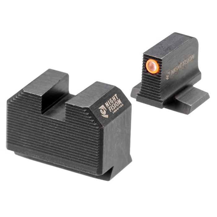Night Fision Ready Stealth Night Sight Set S&W M&P w/ RMR/507c/SRO Orange Front Black Nitride