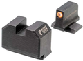 Night Fision Ready Stealth Night Sight Set S&W M&P w/ RMR/507c/SRO Orange Front Blank Rear Sight Black Nitride