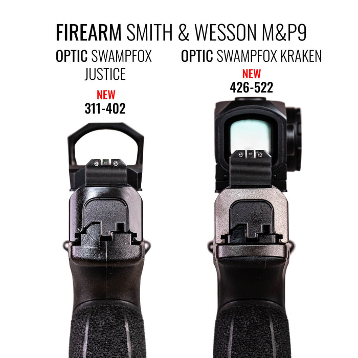 Night Fision Ready Stealth Night Sight Set S&W M&P w/ RMR/507c/SRO Yellow Front Black Nitride