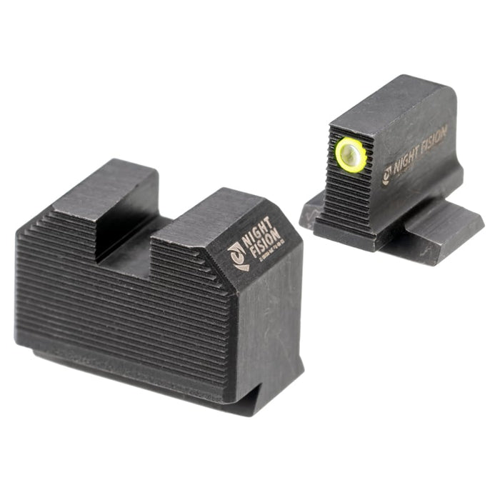 Night Fision Ready Stealth Night Sight Set S&W M&P w/ RMR/507c/SRO Yellow Front Black Nitride