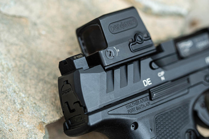 Night Fision Ready Stealth Night Sight Set Walther PDP/PPQ w/ RMR/507c/508t Orange Front Black Nitride