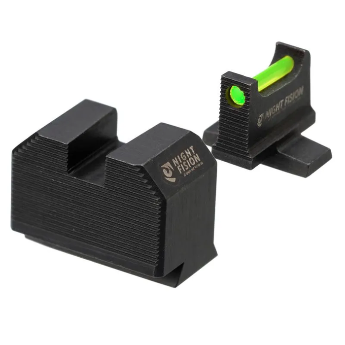Night Fision Sight Set Smith & Wesson M&P 2.0 w/ RMR/507c/SRO Green Front Black Nitride