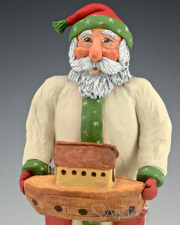 Noah's Ark and Animals - Ginny Diezel Original Santa