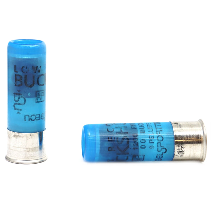 Nobel Sport Ammunition 12 Gauge 2-3/4" #00  Buckshot 10 Count
