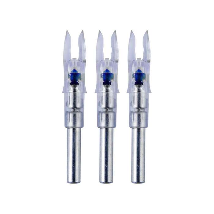 Nockturnal G Lighted Nock Blue (.166 Diameter) Pack of 3