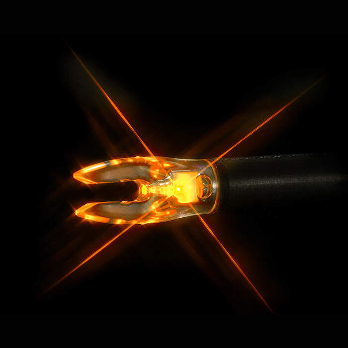 Nockturnal Universal Lighted Nock Orange Pack of 3