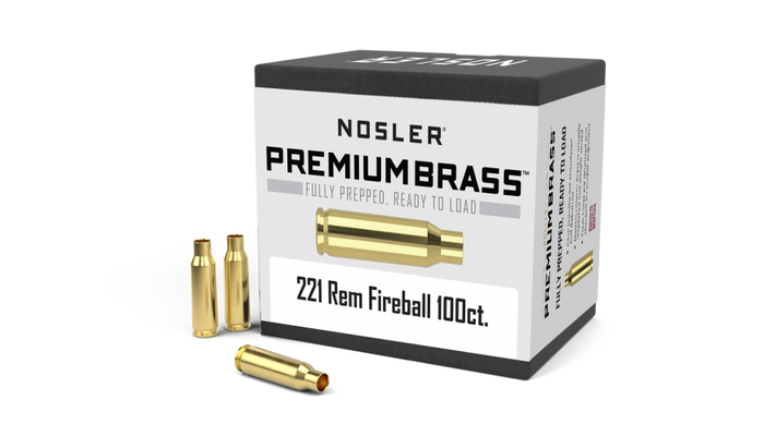 Nosler 221 Remington Fireball Brass 100 Count