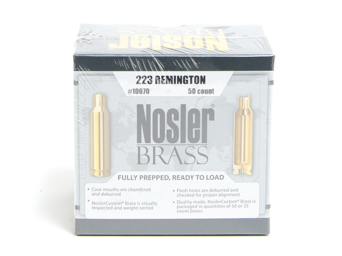 Nosler  223 Remington  Brass