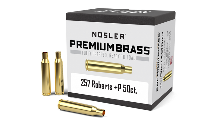 Nosler 257 Roberts +P Brass 50 Count