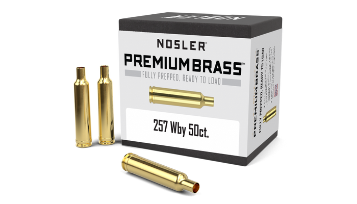 Nosler 257 Weatherby Magnum Brass 50 Count
