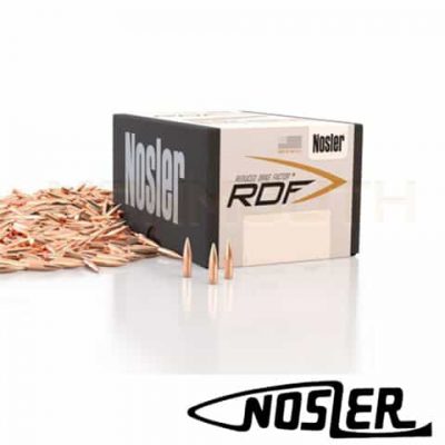 Nosler .264 Diameter 130 Grain Boat Tail Hollow Point RDF Bullets