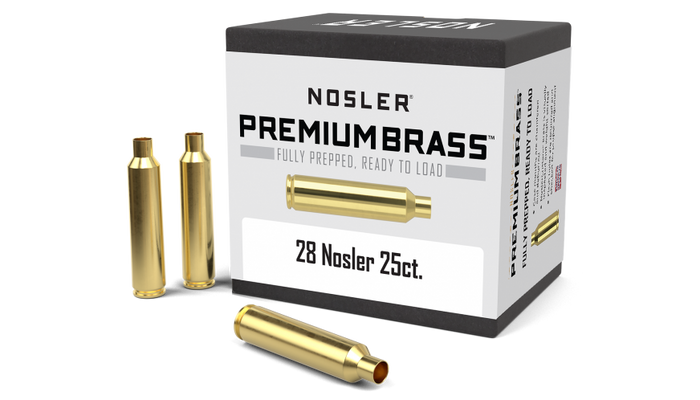 Nosler 28 Nosler Brass 25 Count