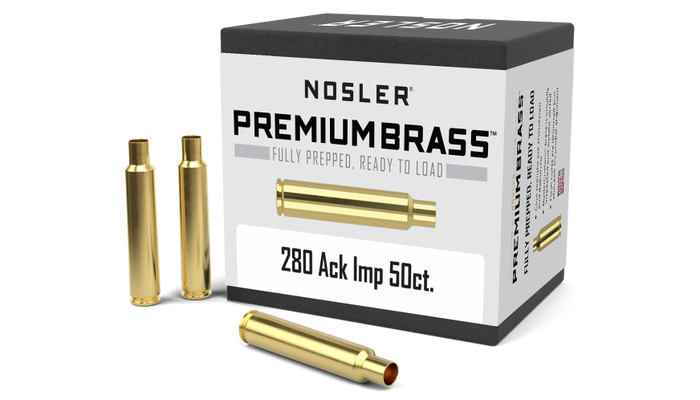 Nosler 280 Ackley Improved Brass 50 Count
