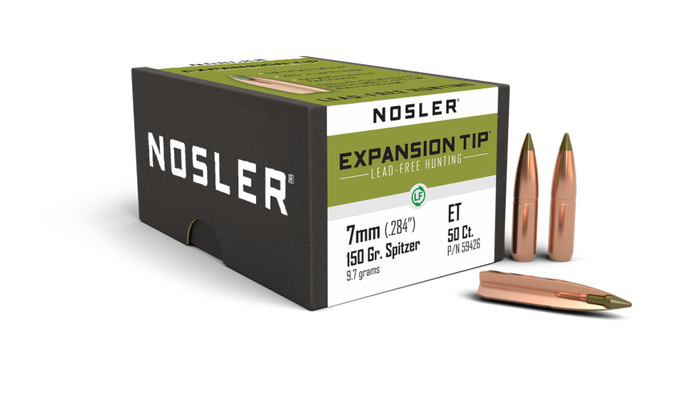 Nosler .284 Diameter 150 Grain Polymer Tip E-Tip 50 Count Bullets