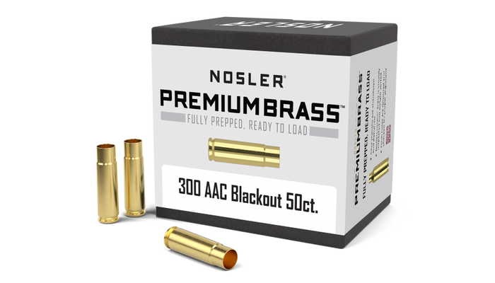 Nosler 300 AAC Blackout Brass 50 Count