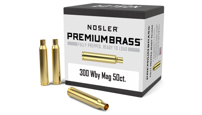 Nosler 300 Weatherby Magnum Brass 50 Count