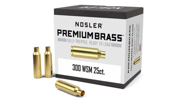 Nosler 300 Winchester Short Magnum (WSM) Brass 25 Count
