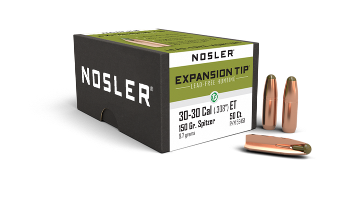 Nosler .308 Diameter 150 Grain Round Nose E-Tip 50 Count Bullets