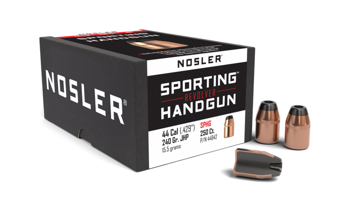 Nosler .429 Diameter 240 Grain Jacketed Hollow Point 250 Count Bullets