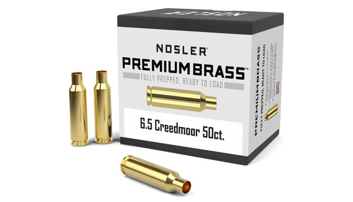 Nosler 6.5 Creedmoor Brass 50 Count
