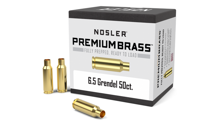 Nosler 6.5 Grendel Brass 50 Count