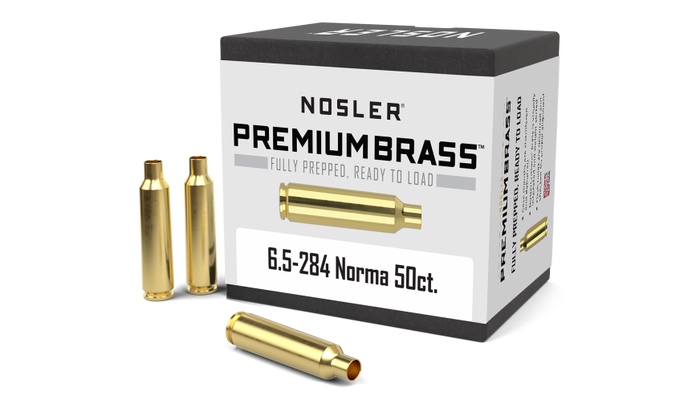 Nosler 6.5mmx284 Norma Brass 50 Count