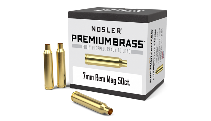 Nosler 7mm Remington Magnum Brass 50 Count