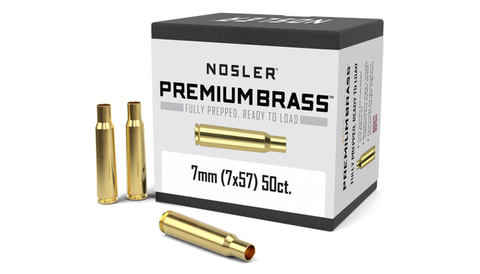 Nosler 7x57mm Mauser Brass 50 Count