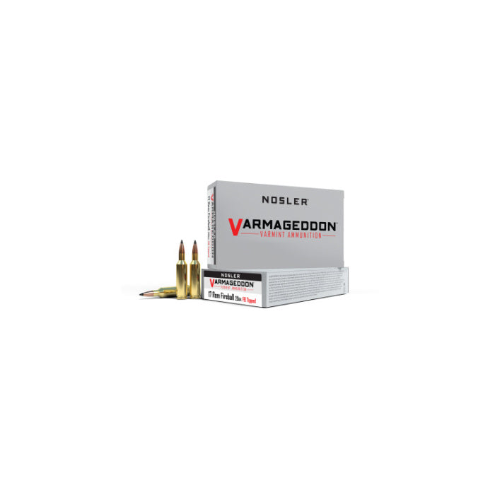 Nosler Ammunition 17 Remington Fireball 20 Grain Varmageddon Polymer Tip 20 Count