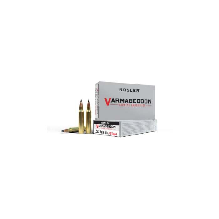 Nosler Ammunition 223 Remington 53 Grain Varmageddon Polymer Tip 20 Count