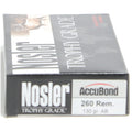 Nosler Ammunition 260 Remington 130 Grain AccuBond Polymer Tip 20 Count