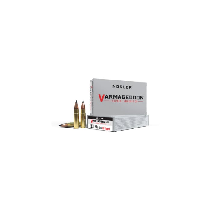 Nosler Ammunition 300 AAC Blackout 110 Grain Varmageddon Polymer Tip 20 Count
