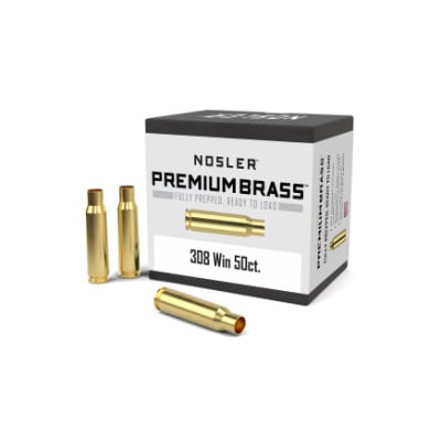 Nosler Brass 308 Winchester Box of 50