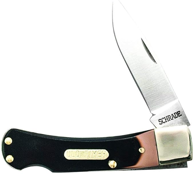 Old Timer Bearhead Folding Knife 2.25" Drop Point