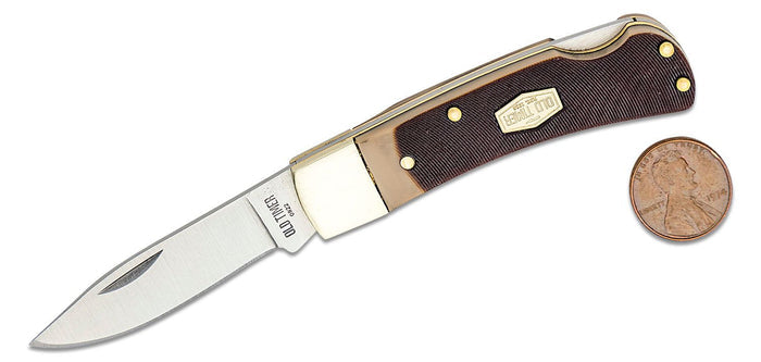 Old Timer Bearhead Folding Knife 2.4" Clip Point