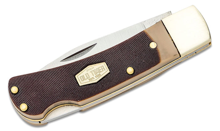 Old Timer Bearhead Folding Knife 2.4" Clip Point