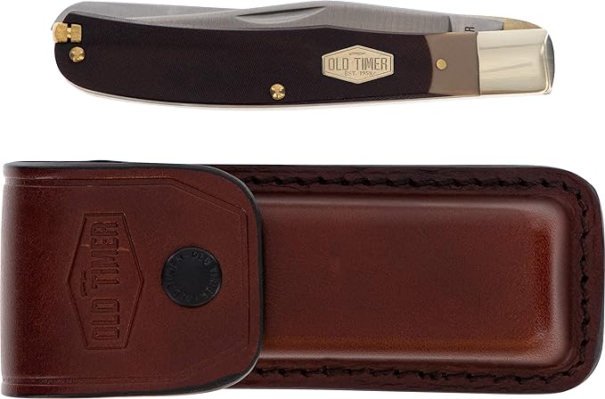 Old Timer Buzzsaw Trapper 2 Blade Folding Knife 3.25" Clip Point