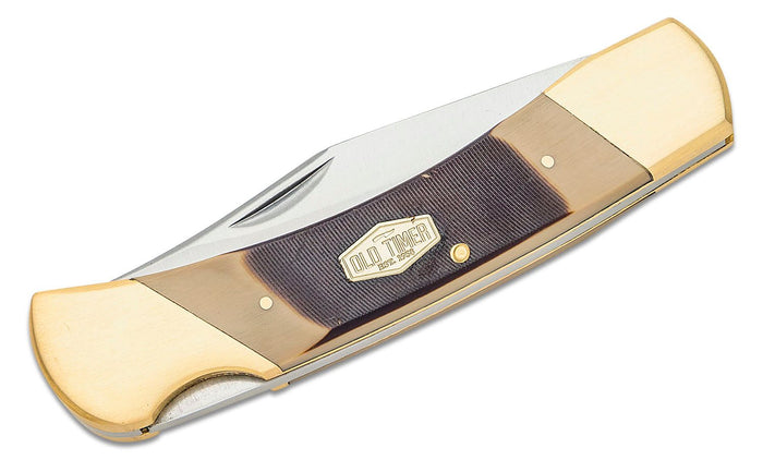 Old Timer Cave Bear Folding Knife 3.9" Clip Point
