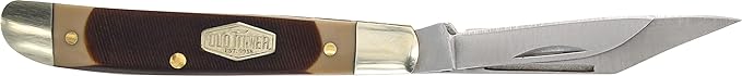 Old Timer Dog Leg Jack 2 Blade Folding Knife 2.3" Clip Point