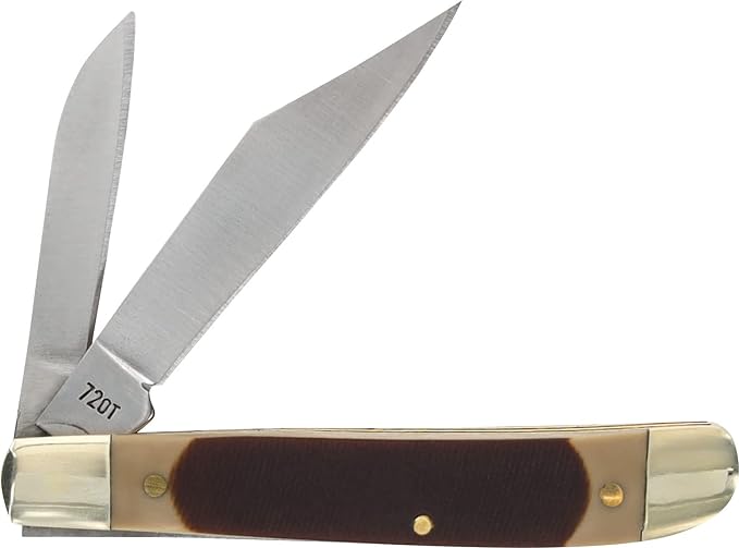 Old Timer Dog Leg Jack 2 Blade Folding Knife 2.3" Clip Point