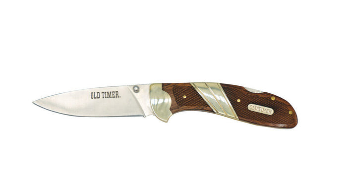 Old Timer Lockback Folding Knife 2.9" Drop Point