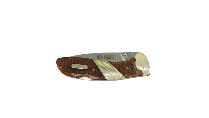 Old Timer Lockback Folding Knife 2.9" Drop Point