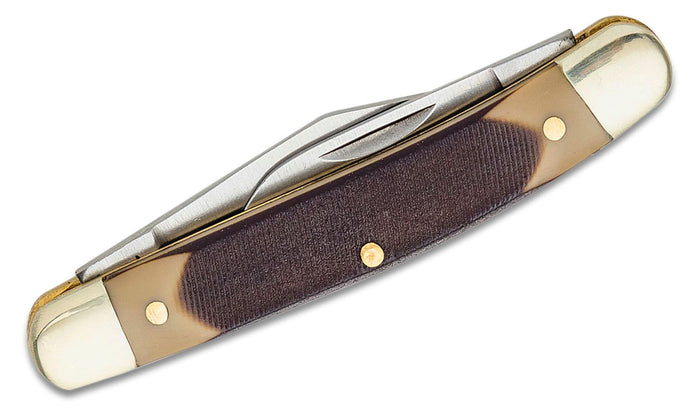 Old Timer Minuteman 2 Blade Folding Knife 1.9" Clip Point